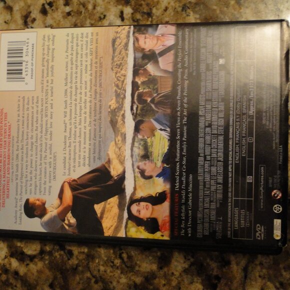 WILL SMITH SEVEN POUNDS DVD - Picture 2 of 3